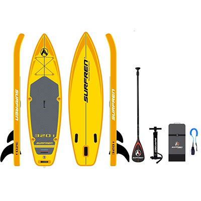 SUPFREN 320*81*15CM inflatable surfboard stand up paddle board inflatable surf board sup paddle boat 320i kayak boat