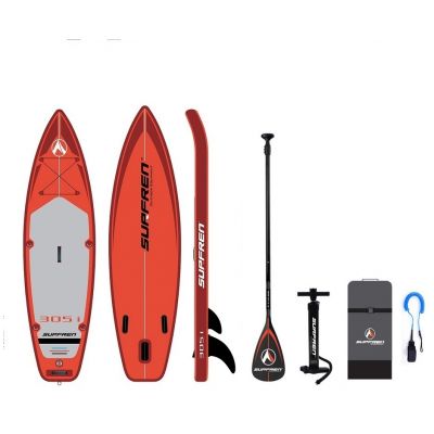 SUPFREN 305*81*15CM inflatable surfboard stand up paddle board inflatable surf board sup paddle boat 305i kayak boat