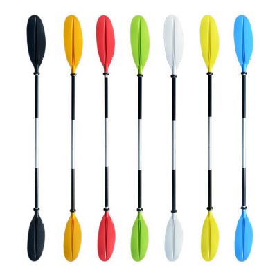 Aluminum alloy detachable four-section kayak canoe inflatable boat double oars